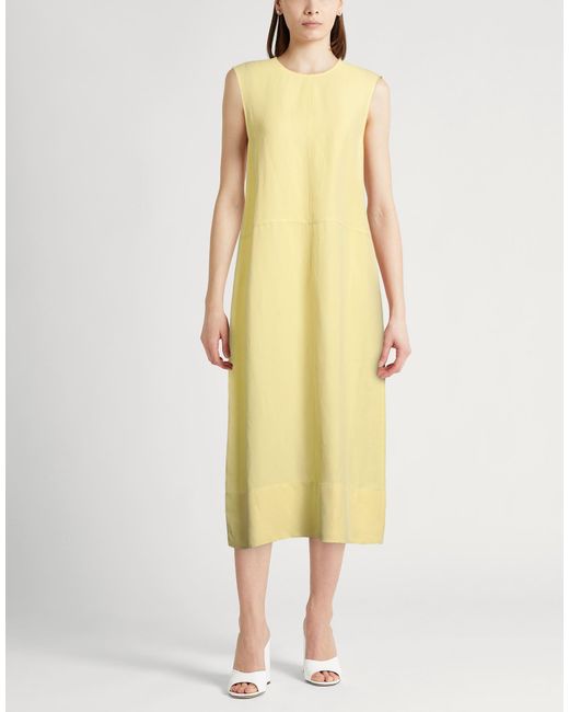 Fabiana Filippi Yellow Midi Dresses