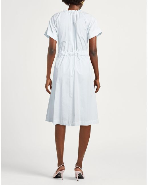 Peserico Blue Midi-Kleid
