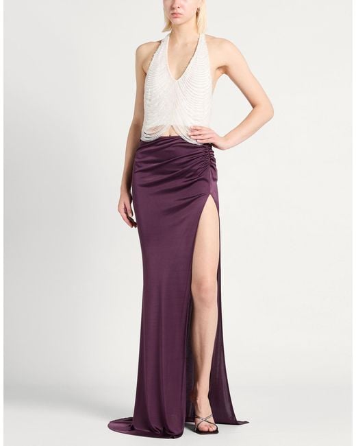 GIUSEPPE DI MORABITO Purple Maxi Skirt