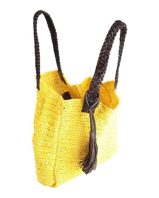 P.A.R.O.S.H. Yellow Handbag Paper