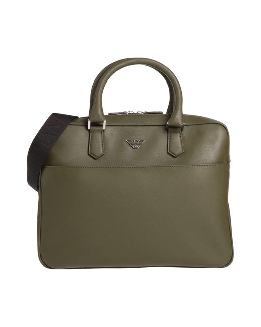 Emporio Armani Green Handbag for men