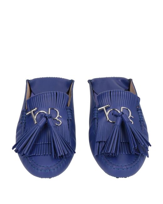 Tod's Blue Mules & Clogs