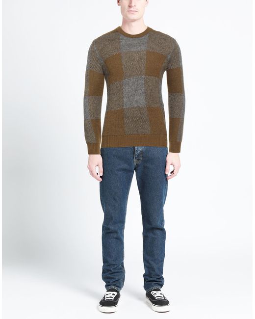 Brooksfield Brown Sweater for men