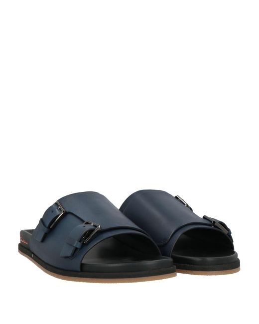 Santoni Blue Sandals for men
