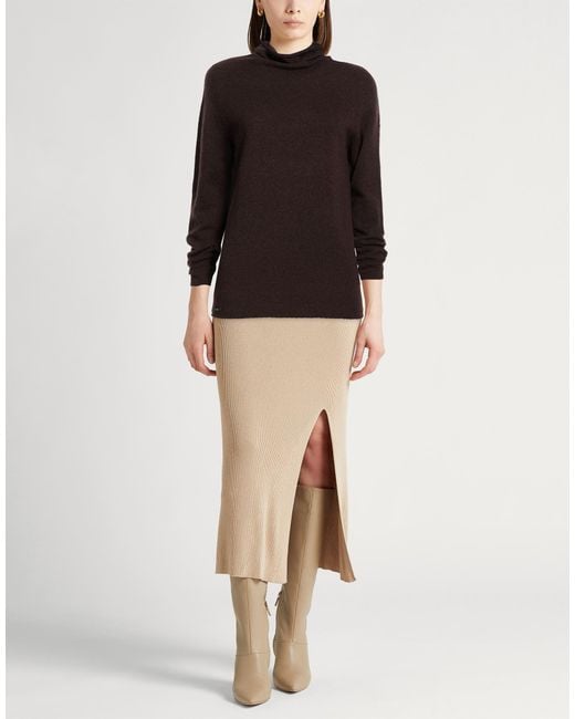 Moorer Brown Turtleneck Cashmere