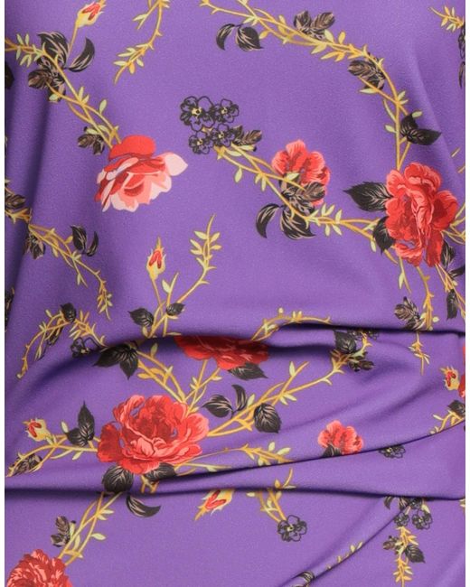 Aniye By Purple Mini Dress Polyester, Elastane