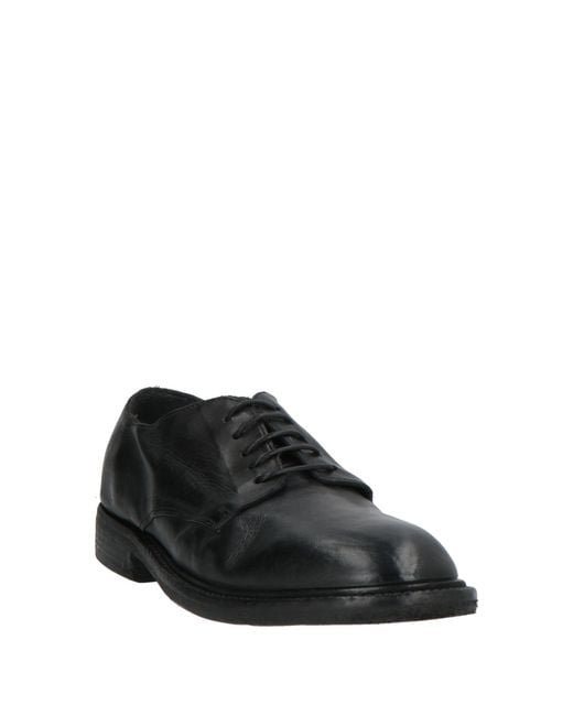 Moma Black Lace-Up Shoes Calfskin