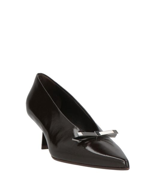 J.A.P. JOSE ANTONIO PEREIRA Black Pumps Leather