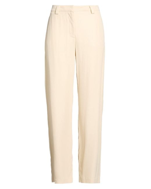 Liviana Conti Natural Pants Viscose, Acetate