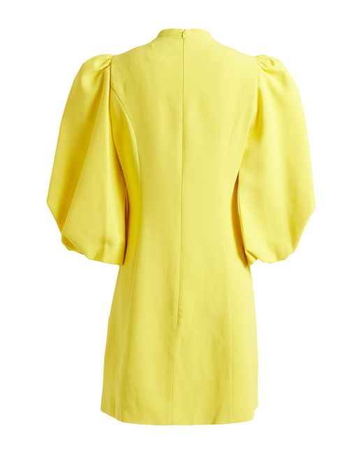 Andrew Gn Yellow Mini Dress
