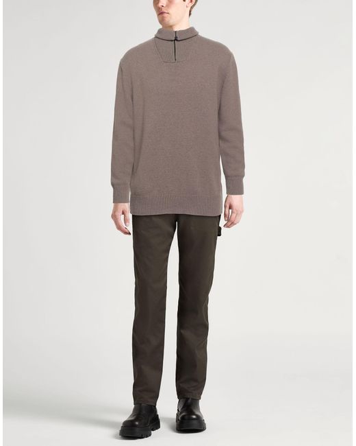 Daniele Fiesoli Brown Sweater Merino Wool, Polyamide for men