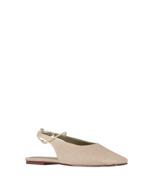 MARIA LUCA White Ballet Flats