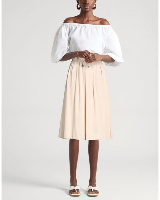 Circolo 1901 Natural Midi Skirts