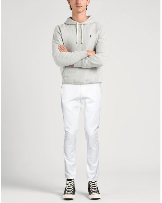Dondup White Trouser for men