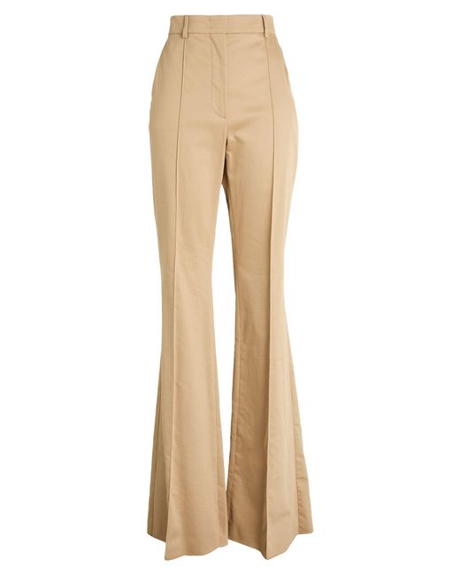 Sportmax Natural Pants Cotton, Elastane