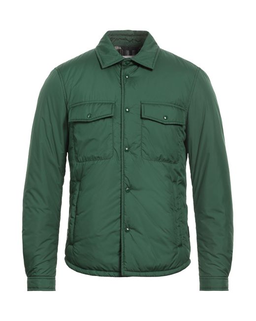 Woolrich Green Jacket Polyester for men