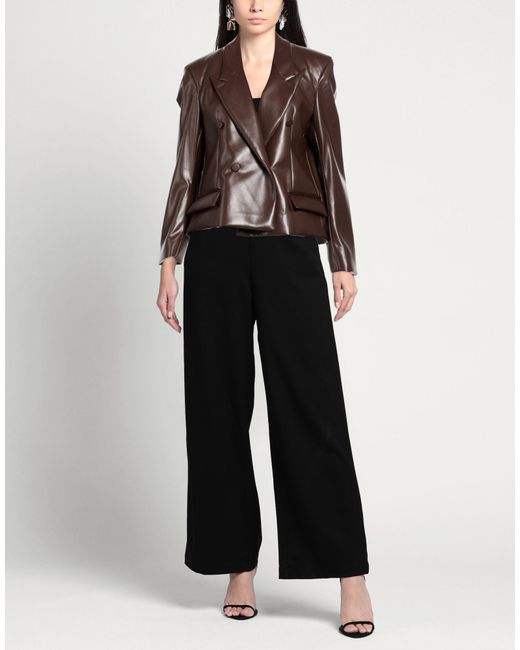 MARSĒM Brown Blazer Polyurethane