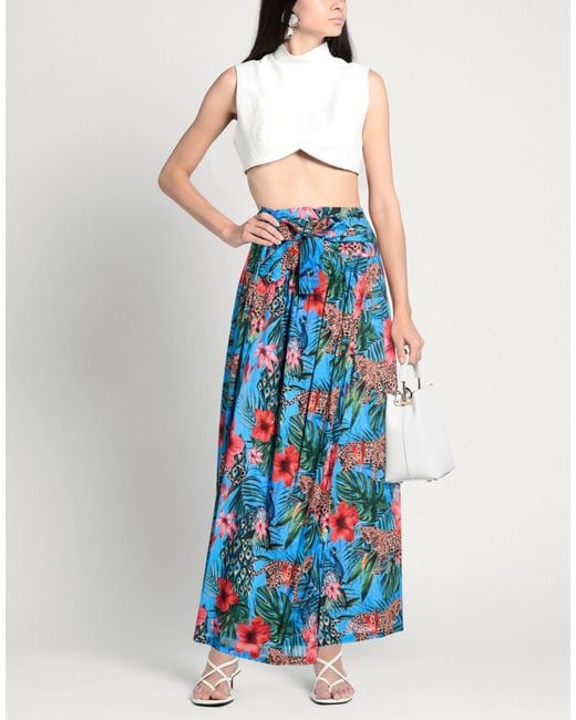 CONNOR & BLAKE Blue Maxi Skirt Cotton