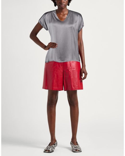 Manila Grace Gray T-Shirt Viscose, Elastane