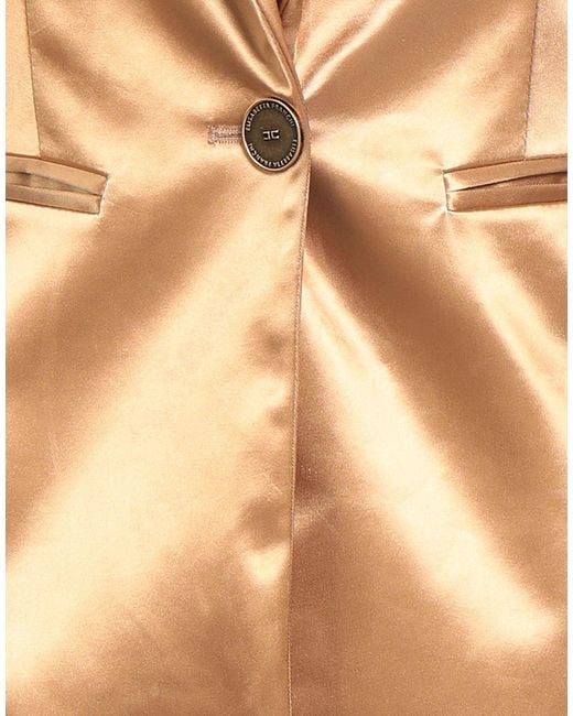 Elisabetta Franchi Natural Blazer Polyamide, Elastane