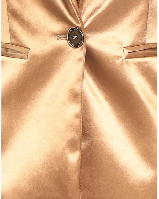 Elisabetta Franchi Natural Blazer Polyamide, Elastane