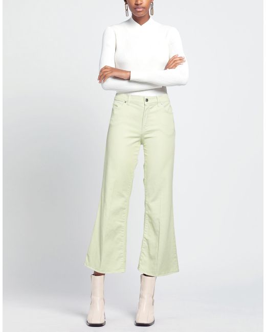 TRUE NYC White Pants Cotton, Elastane