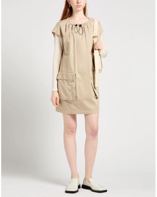 MM6 by Maison Martin Margiela Natural Mini Dress