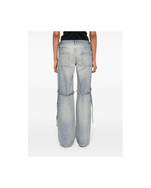 Pantalon en jean Courreges en coloris Blue