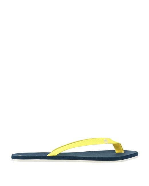Jacob Cohen Yellow Thong Sandal for men