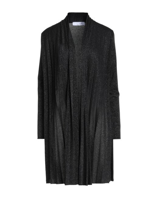 Kaos Black Cardigan Polyester, Viscose, Polyamide, Elastane