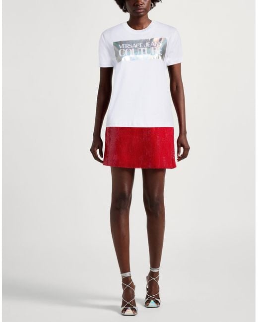 Versace Jeans Couture White T-Shirt Cotton