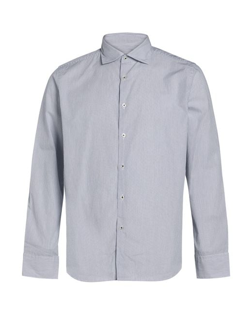 Manuel Ritz Blue Shirt Cotton for men
