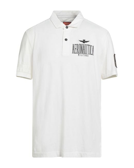 Polo di Aeronautica Militare in White da Uomo