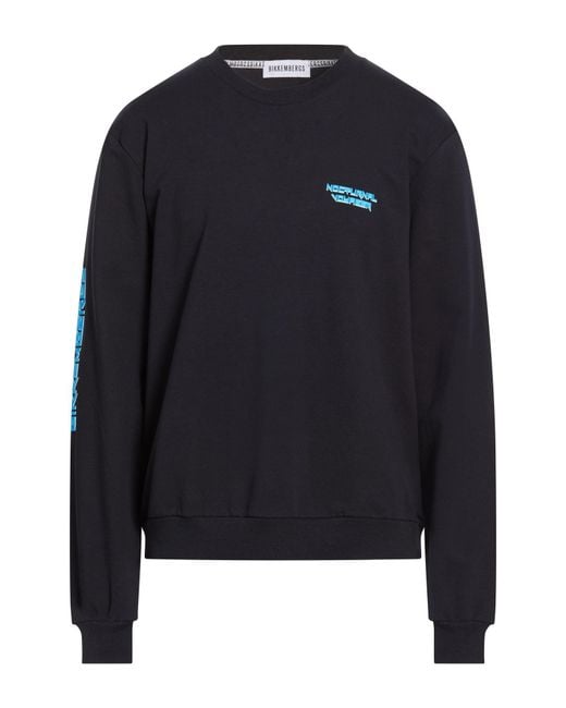 Bikkembergs Blue Sweatshirt Cotton, Elastane for men