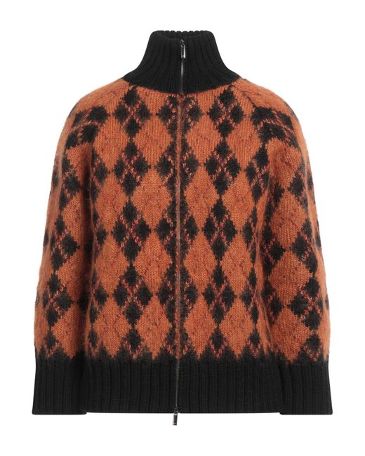 Massimo Alba Brown Strickjacke