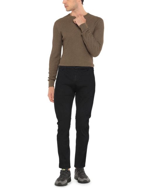 Dondup Black Trouser for men
