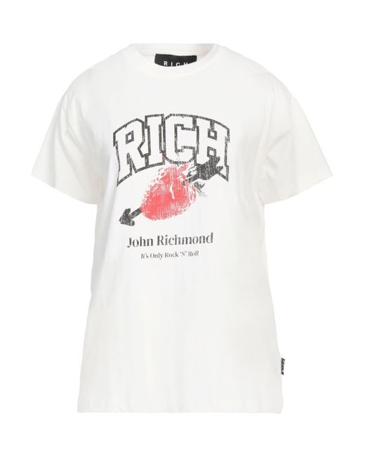 John Richmond White T-Shirt Cotton