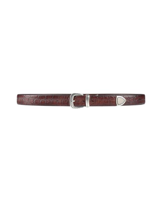 Eleventy Brown Belts for men