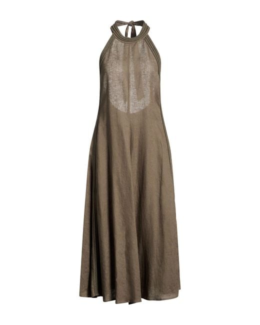 MAX&Co. Natural Midi Dresses