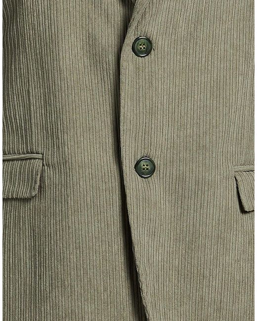Exte Green Blazer Cotton, Polyester, Elastane for men