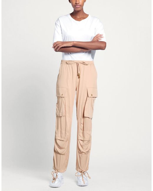 Just Cavalli Natural Pants Lyocell