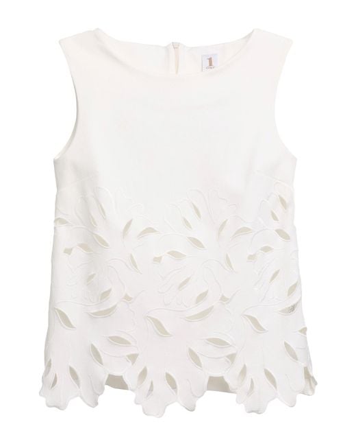 Top 1 One de color White