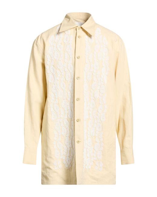 Jil Sander Natural Shirt Linen, Glass for men