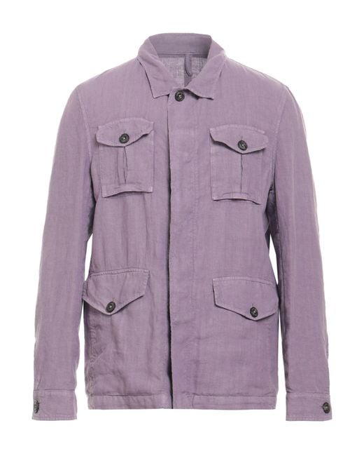Camicia di L.b.m. 1911 in Purple da Uomo
