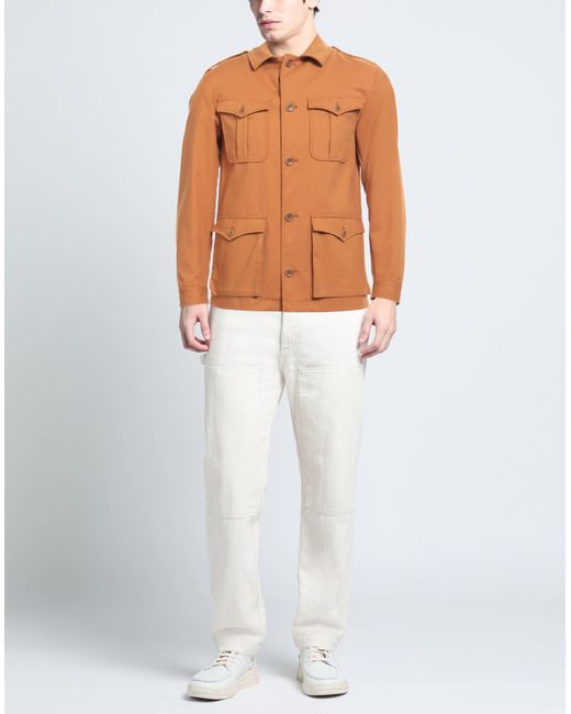 Grey Daniele Alessandrini Orange Jacket for men