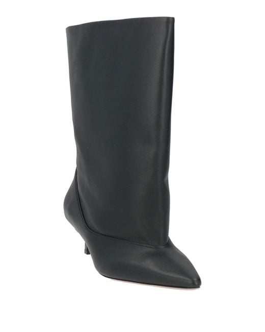 Jacquemus Black Ankle Boots Leather