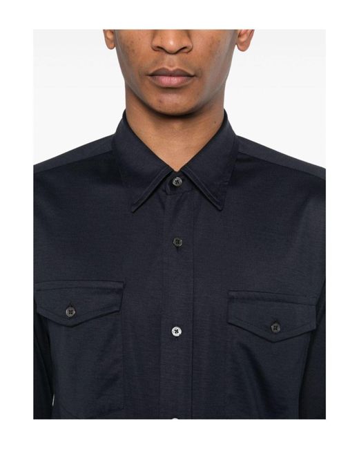 Camisa Tom Ford de hombre de color Blue