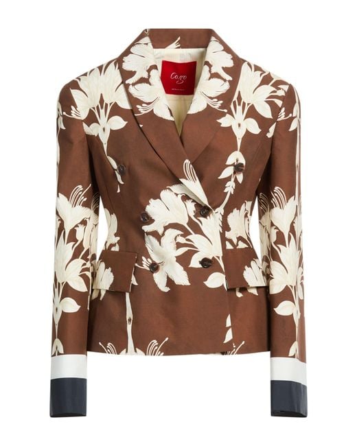 Co.Go Brown Blazer Cotton
