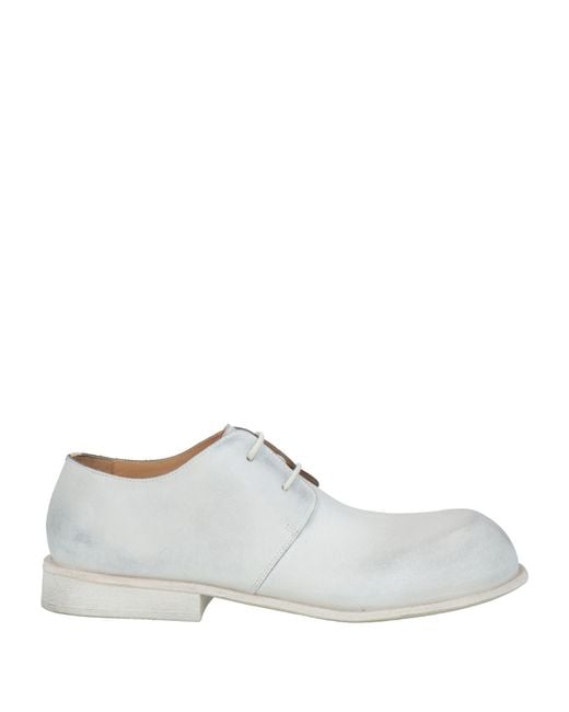 Marsèll White Lace-Up Shoes Calfskin for men