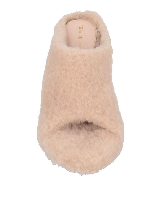 Khaite Natural Sandals